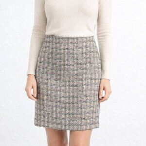 Brooks Brothers Women Tweed Pencil Skirt US 2 Preppy Chic Office